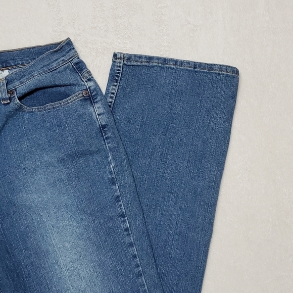 VINTAGE Y2K Levi's 515 Low Rise Stretch Stone Wash Bootcut Jeans 12 Long - Picture 5 of 12